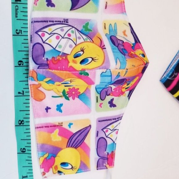 3x custom face mask Tweety canary bird wb cartoon - Picture 6 of 15